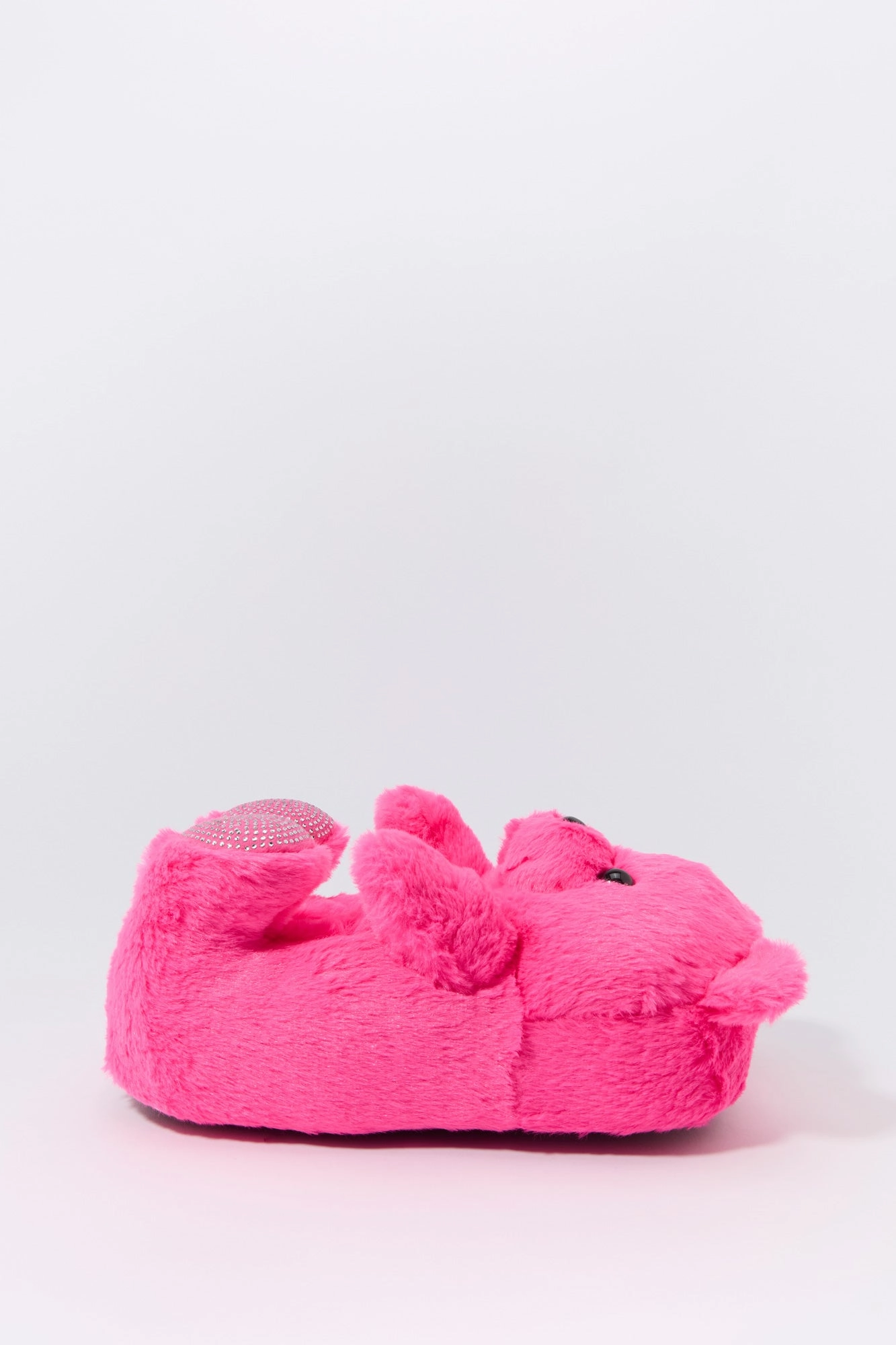 3D Rhinestone Teddy Bear Slippers