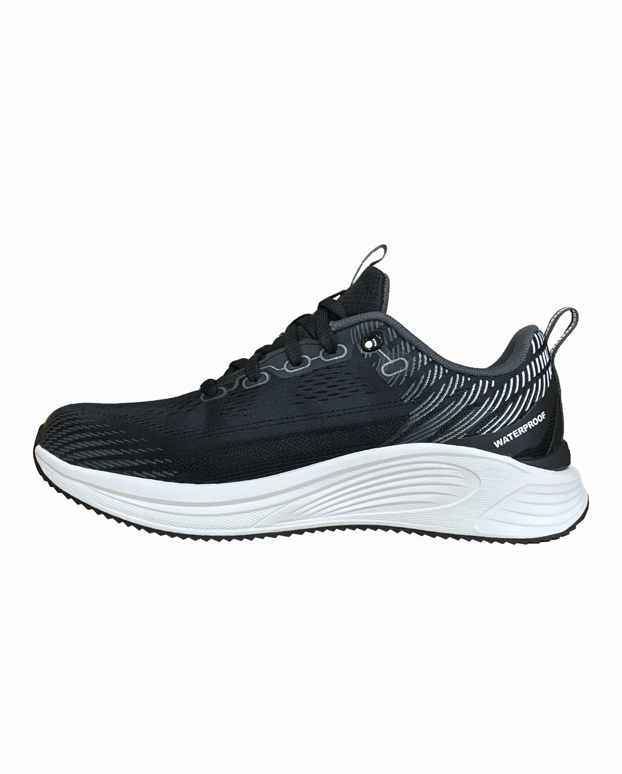 99458-019-M | WOMEN'S PROTO TRAINER WATERPROOF SNEAKERS | BLACK/DSHADOW/BLC
