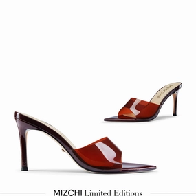 *Marisol - PVC Pointed-toe Mules