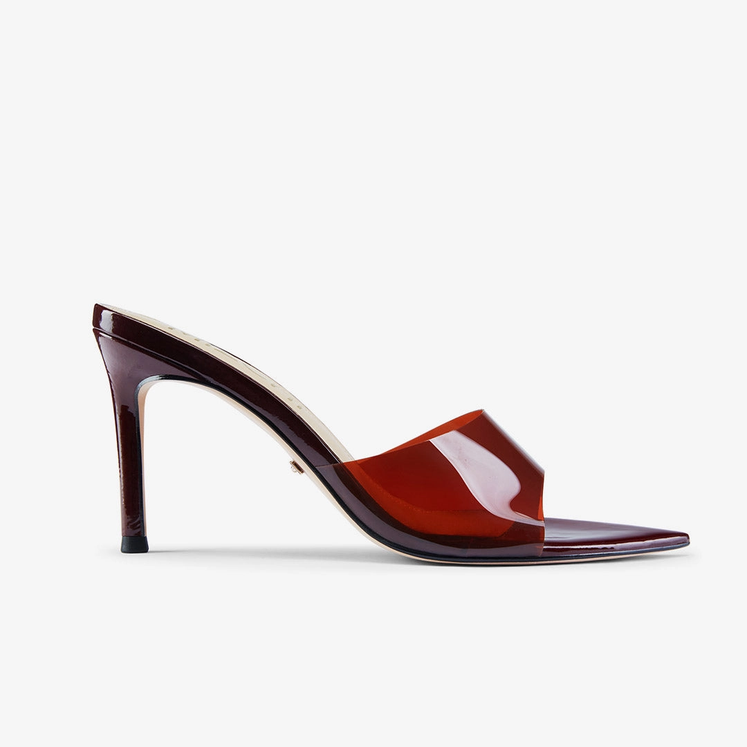 *Marisol - PVC Pointed-toe Mules