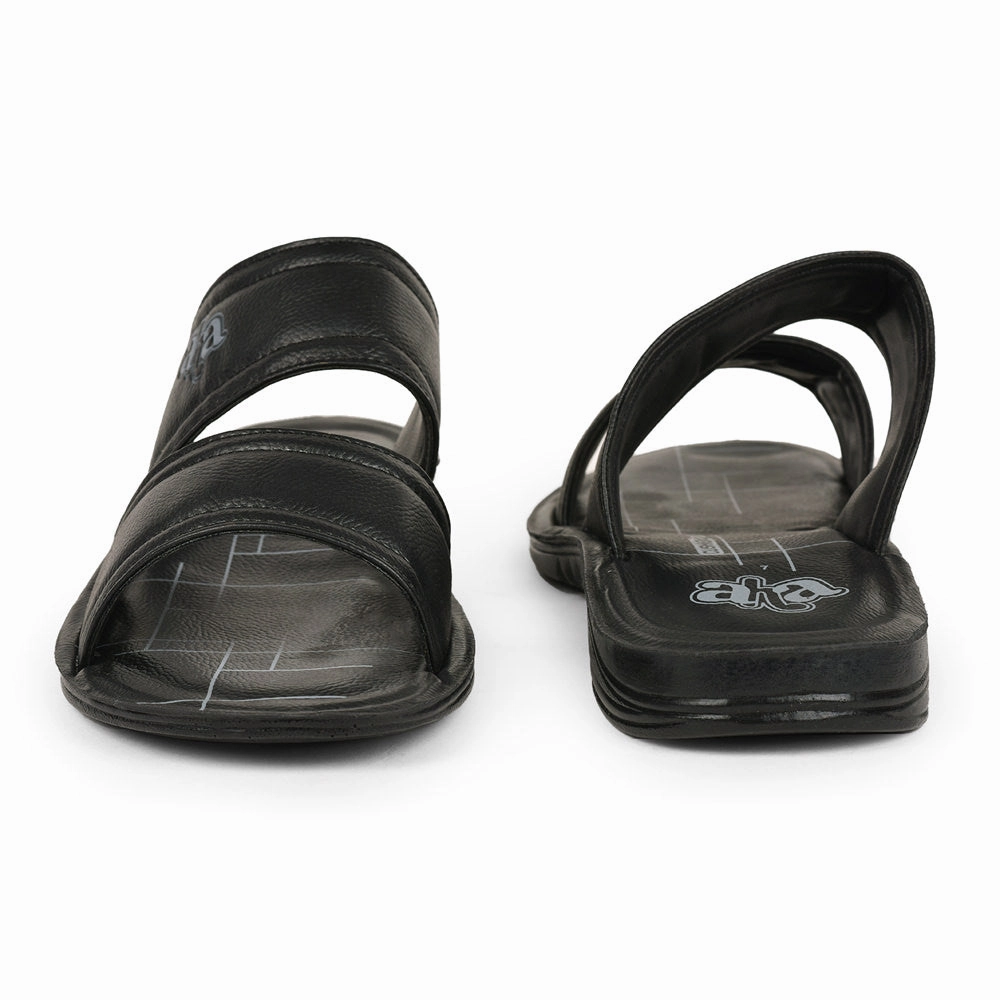 A-HA By Liberty GHD-50 Casual Black Slipper For Men