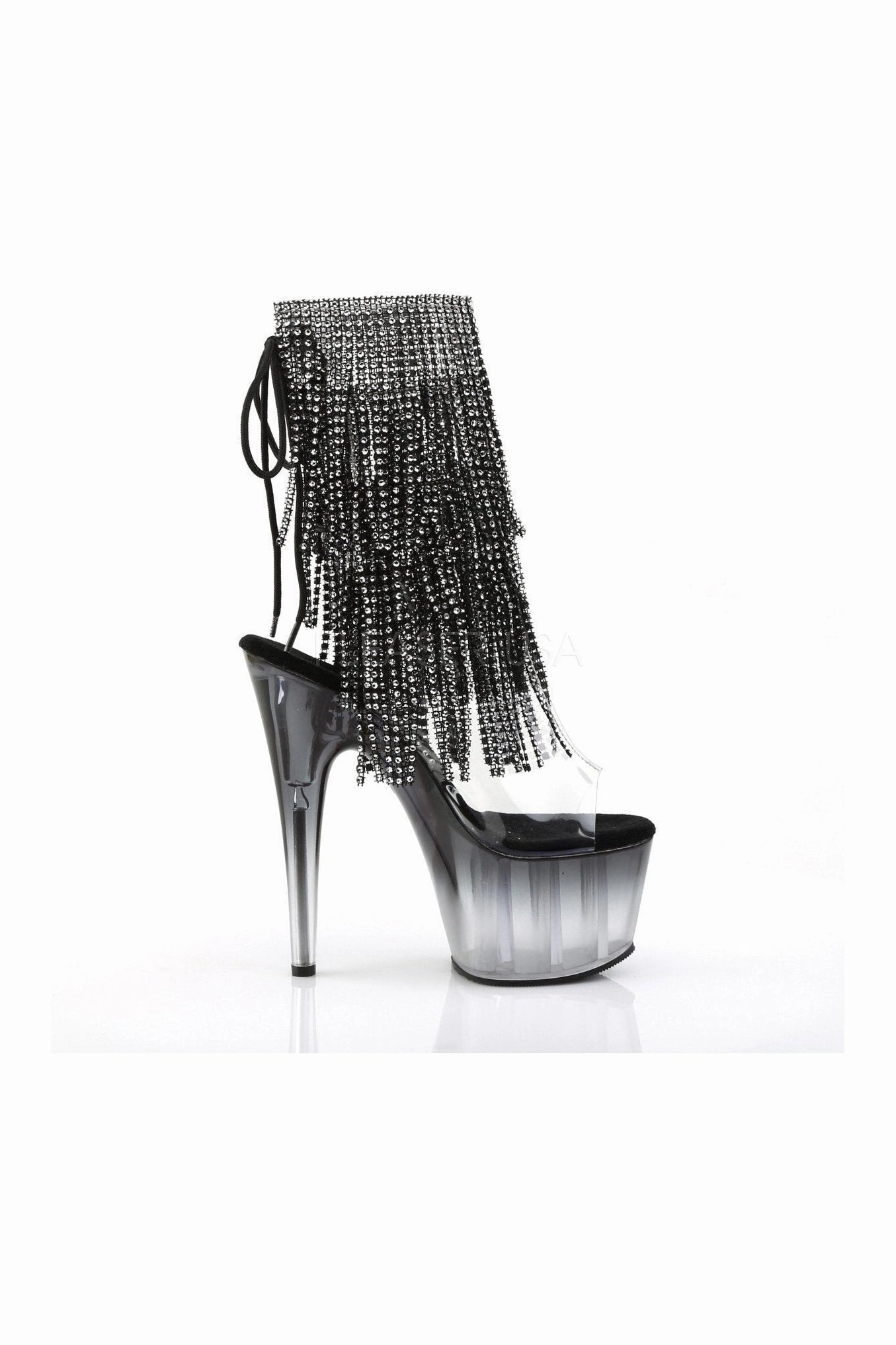 ADORE-1017RSFT Platform Boot  | Black Vinyl
