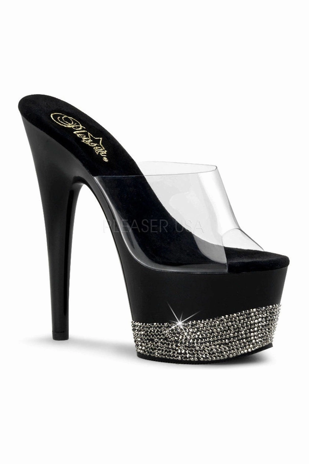 ADORE-701-3 Platform Slide  | Black Vinyl
