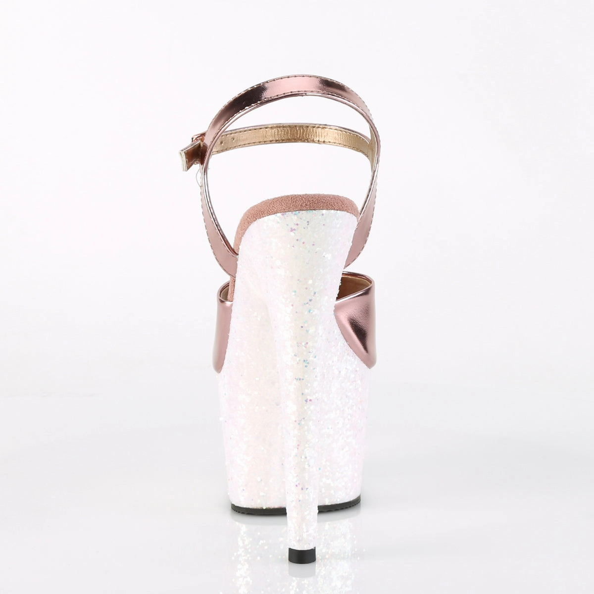ADORE-709LG  Rose Gold Metallic Pu/Opal Multi Glitter