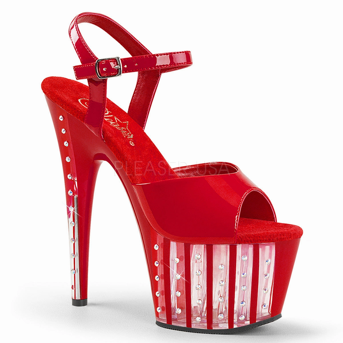ADORE-709VLRS  Red Patent/Red