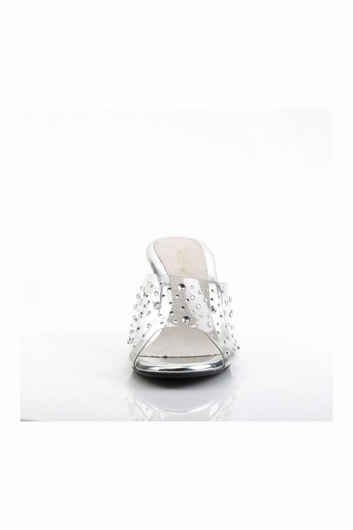 BELLE-301RS Bootie | Clear Vinyl