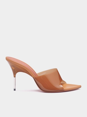 Bianca Glass Slipper (BIANCA-LATTE-SILVER)