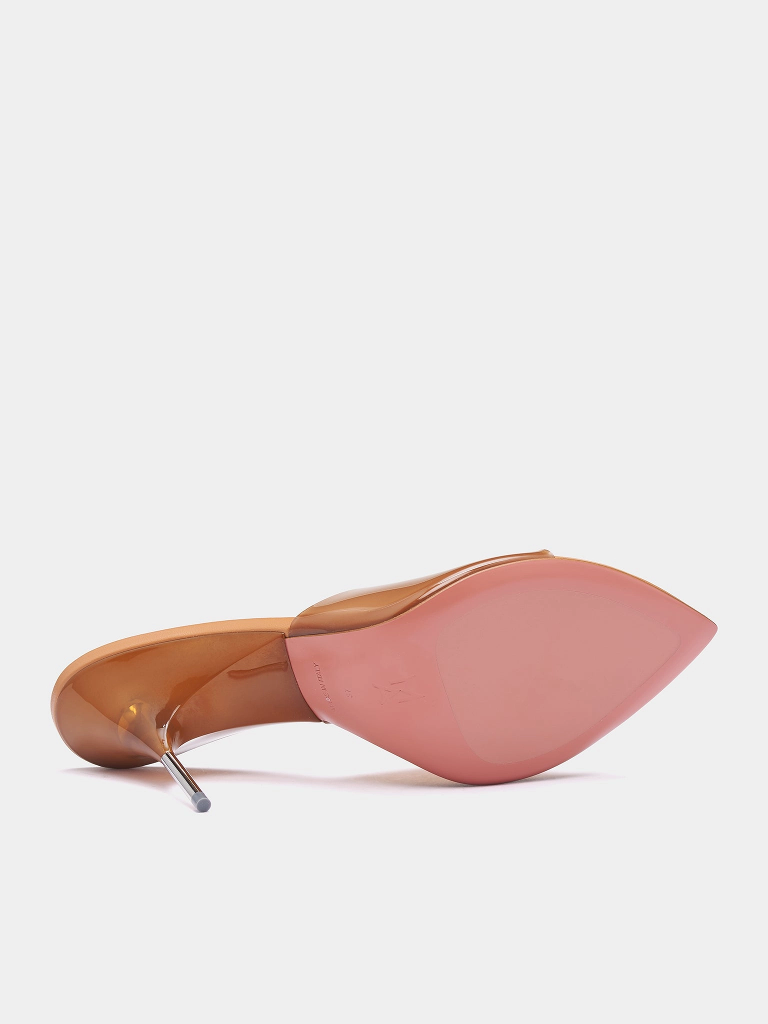 Bianca Glass Slipper (BIANCA-LATTE-SILVER)
