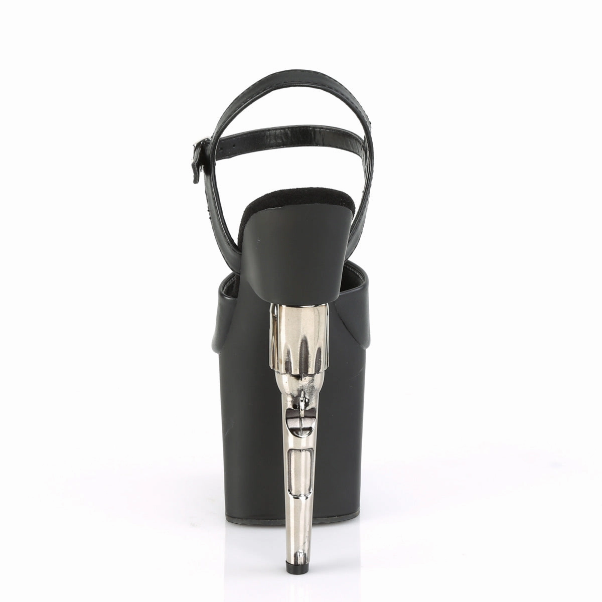 BONDGIRL-709  Black Faux Leather/Black Matte