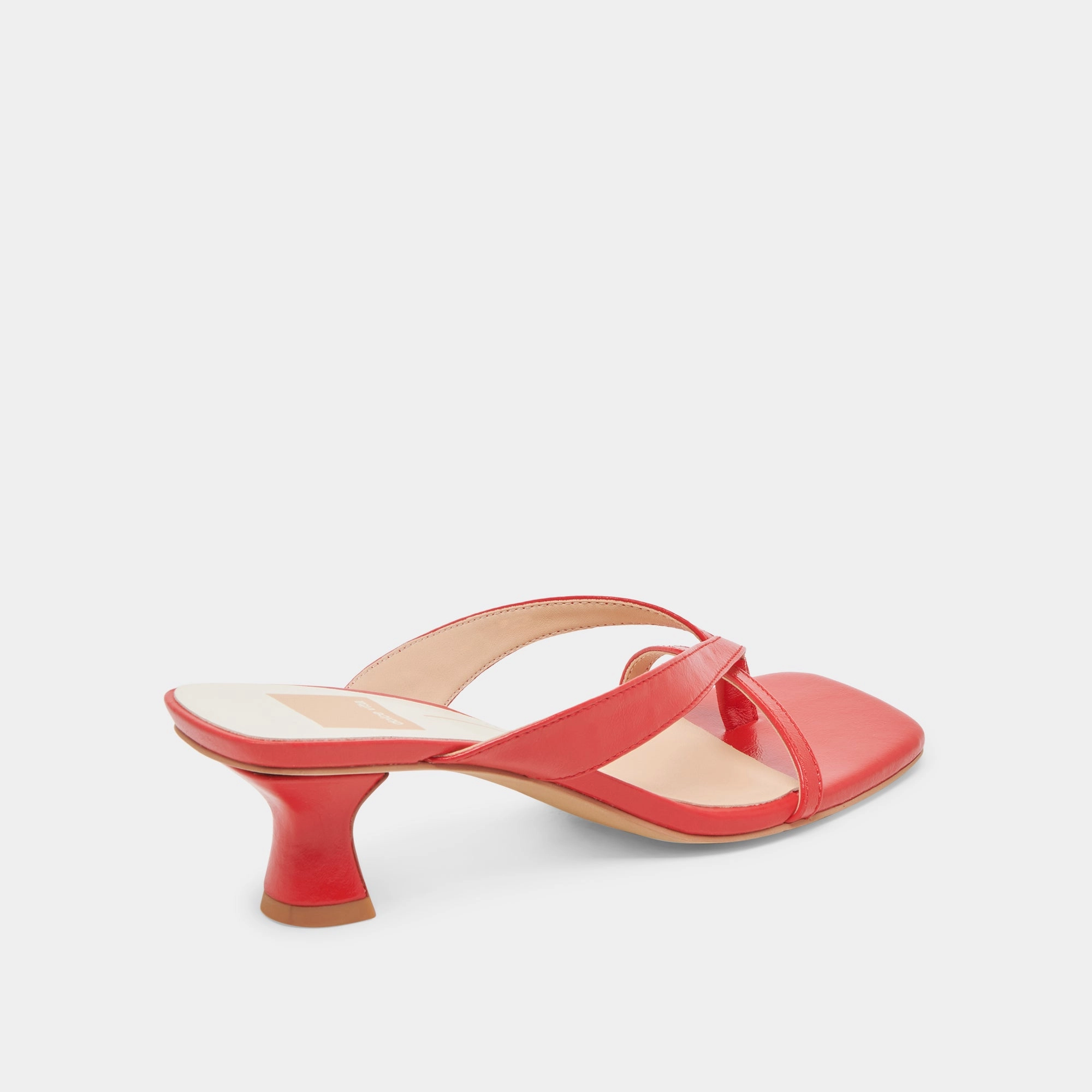BREVEL WIDE HEELS CHILI LEATHER