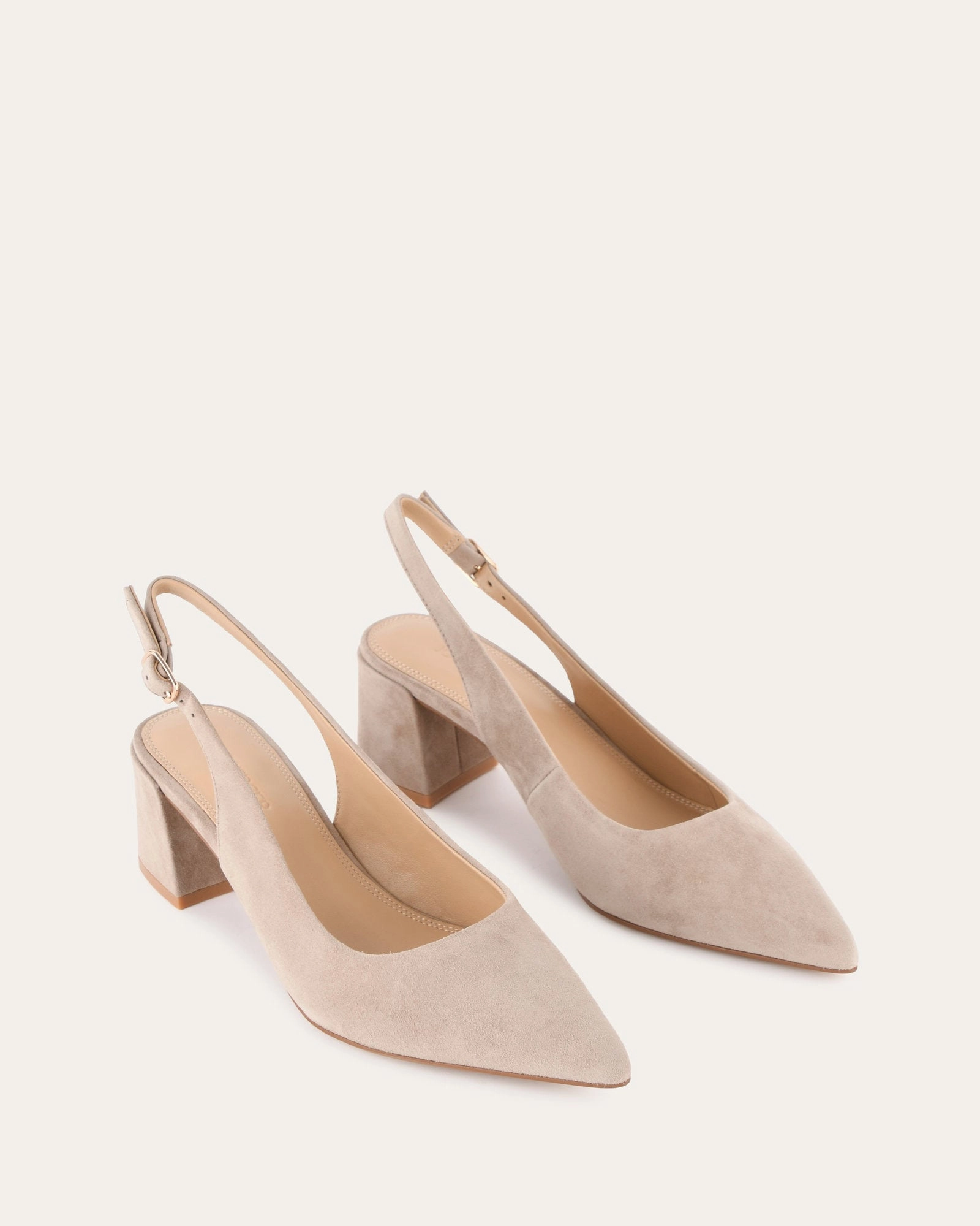 CARA LOW HEELS MUSHROOM SUEDE