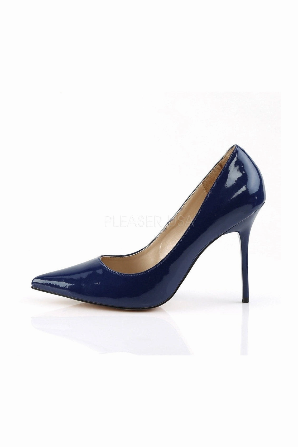 CLASSIQUE-20 Pump  | Blue Patent