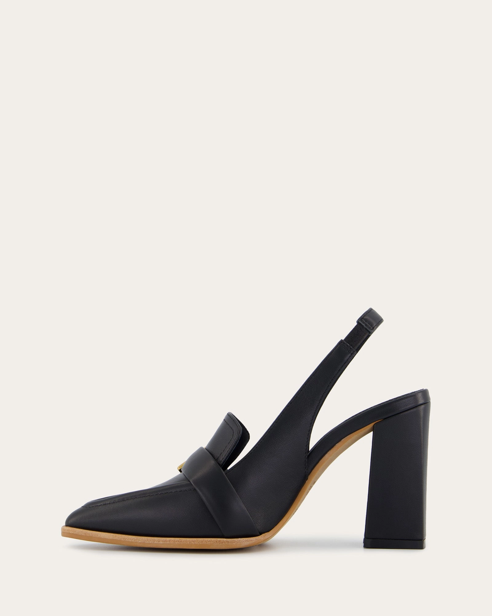 CODIE HIGH HEELS BLACK LEATHER