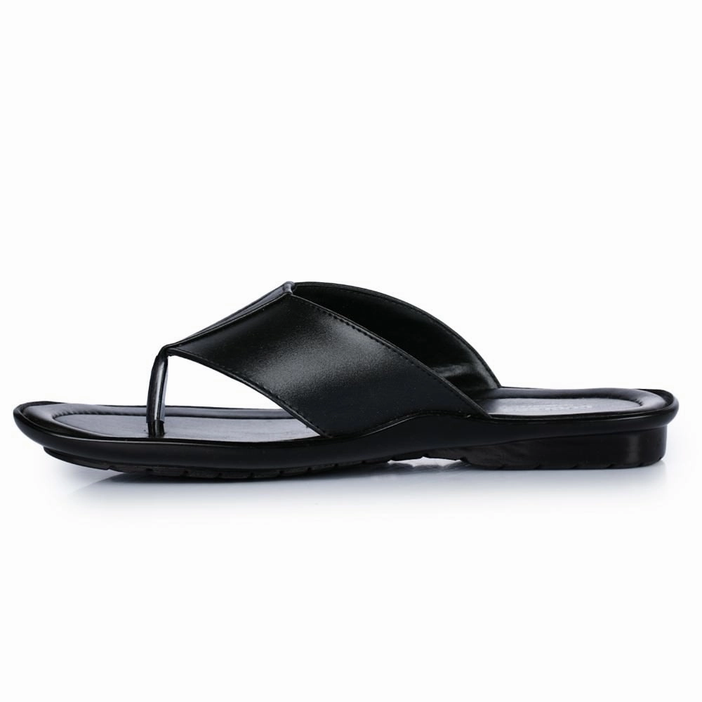 Coolers Casual Black Slippers For Men COOL99-120 By Liberty