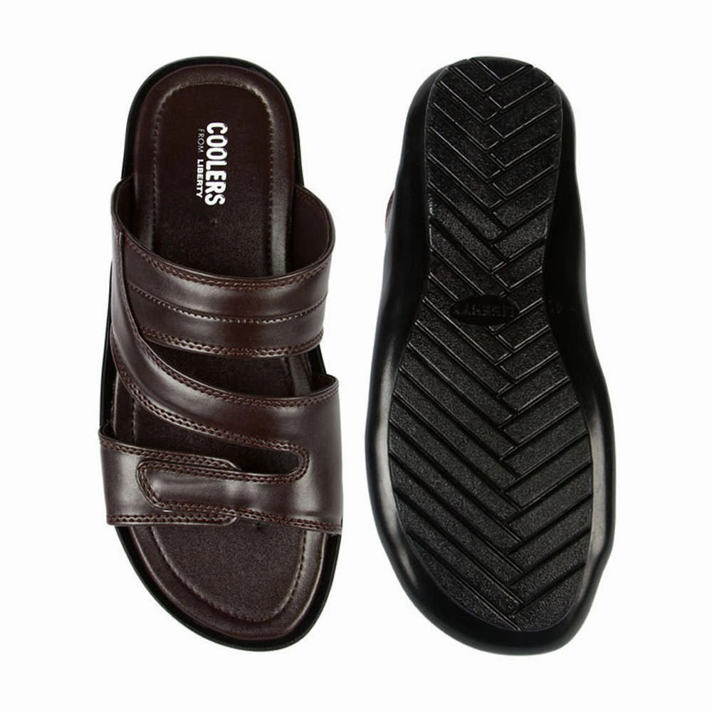 Coolers Casual (Brown) Slippers For Men COOL99-13 By Liberty