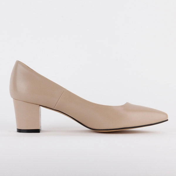 COURTNEY - beige leather