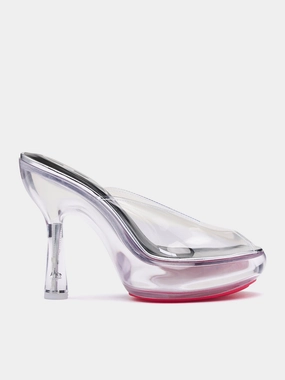 D-Lake Platform Sdl Heels (Y03665-P8256-TRANSPARENT-SILVE)