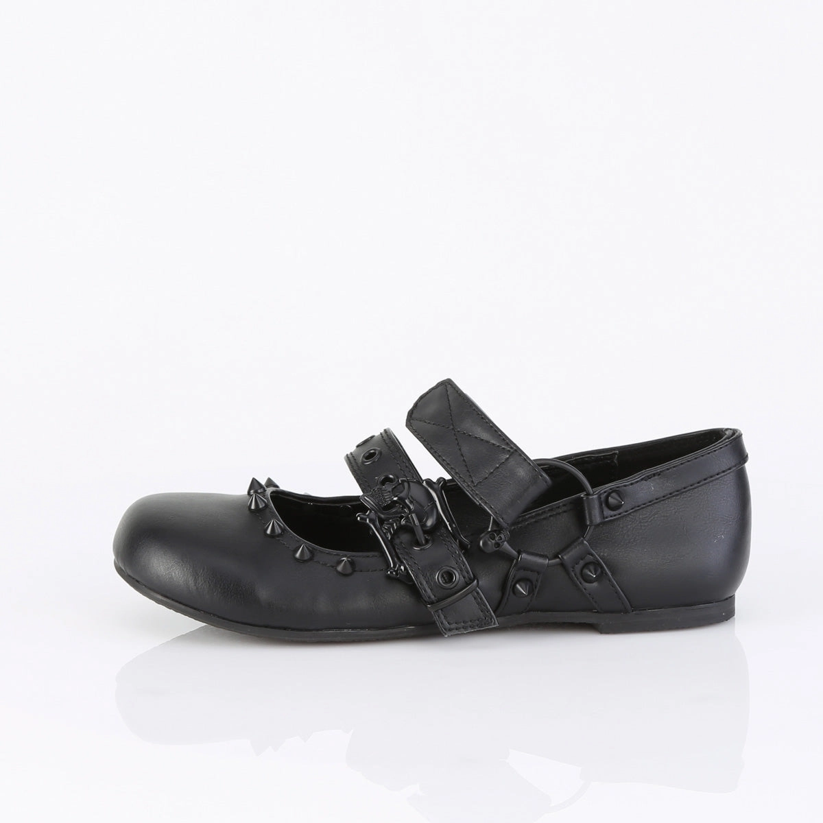 DAISY-08  Black Vegan Leather