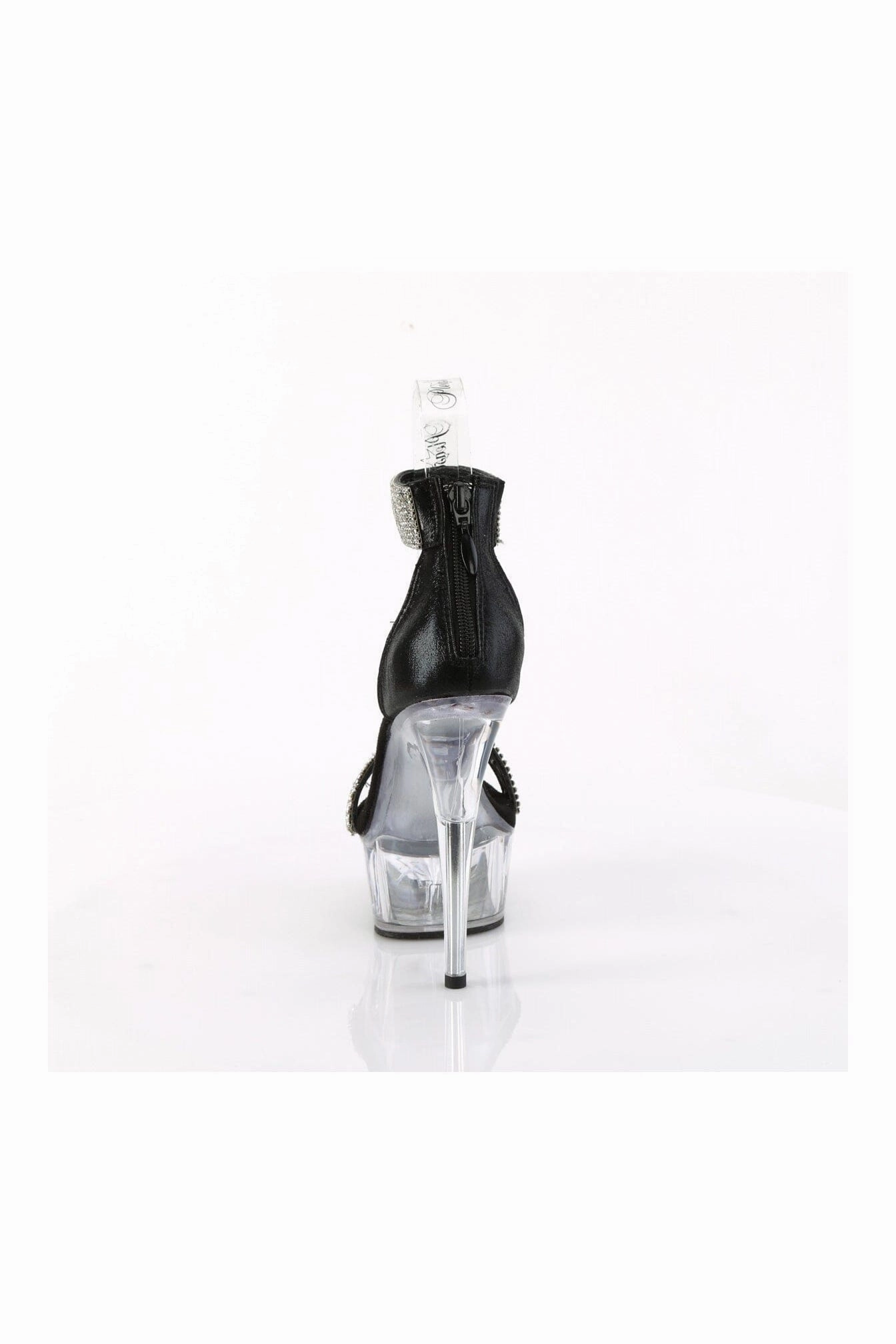 DELIGHT-641 Black Fabric Sandal