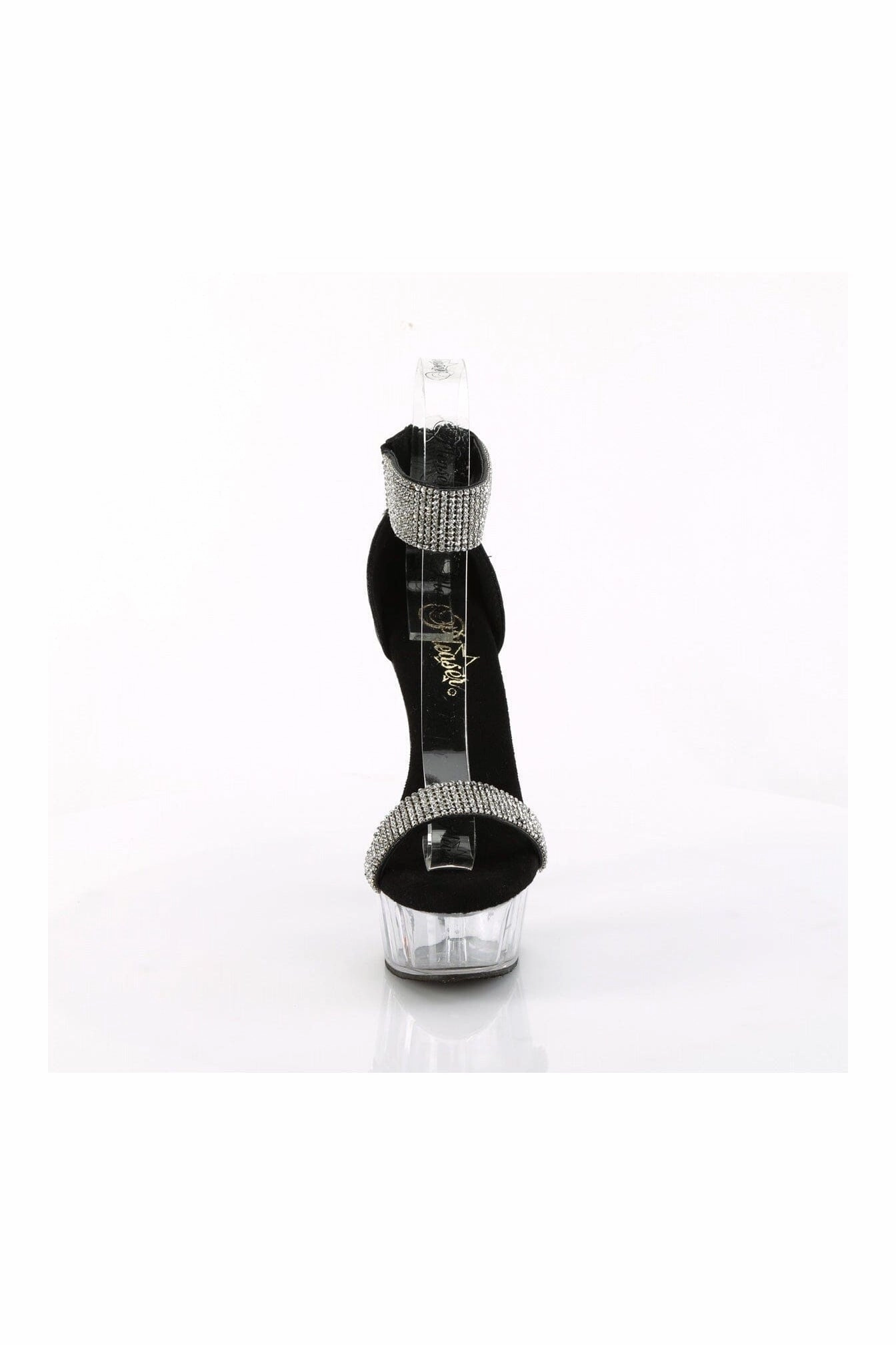DELIGHT-641 Black Fabric Sandal