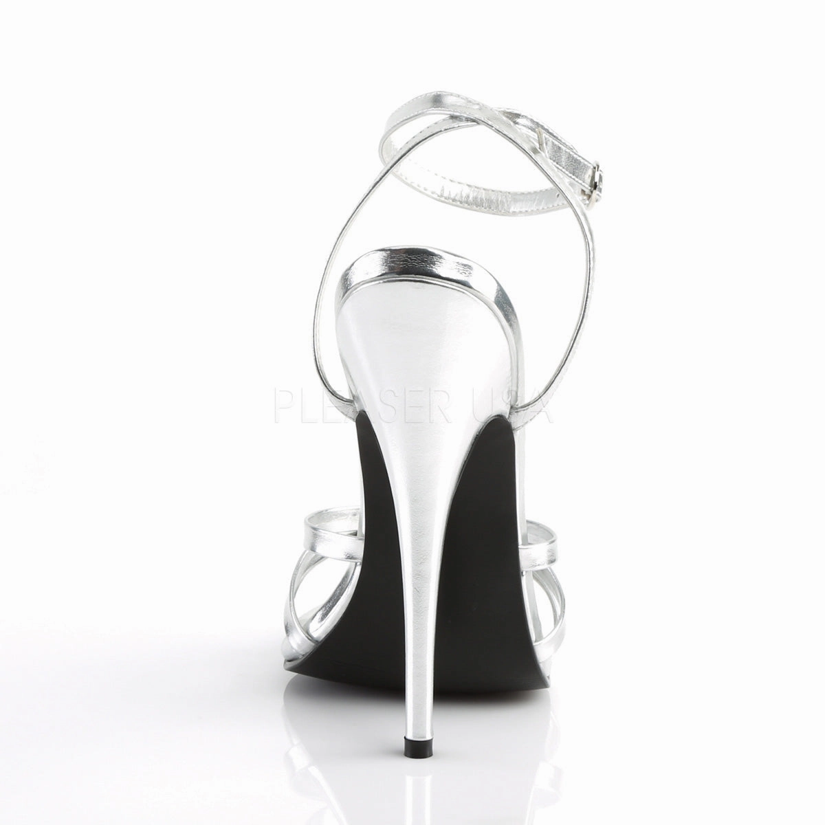 DOMINA-108  Silver Metallic Pu