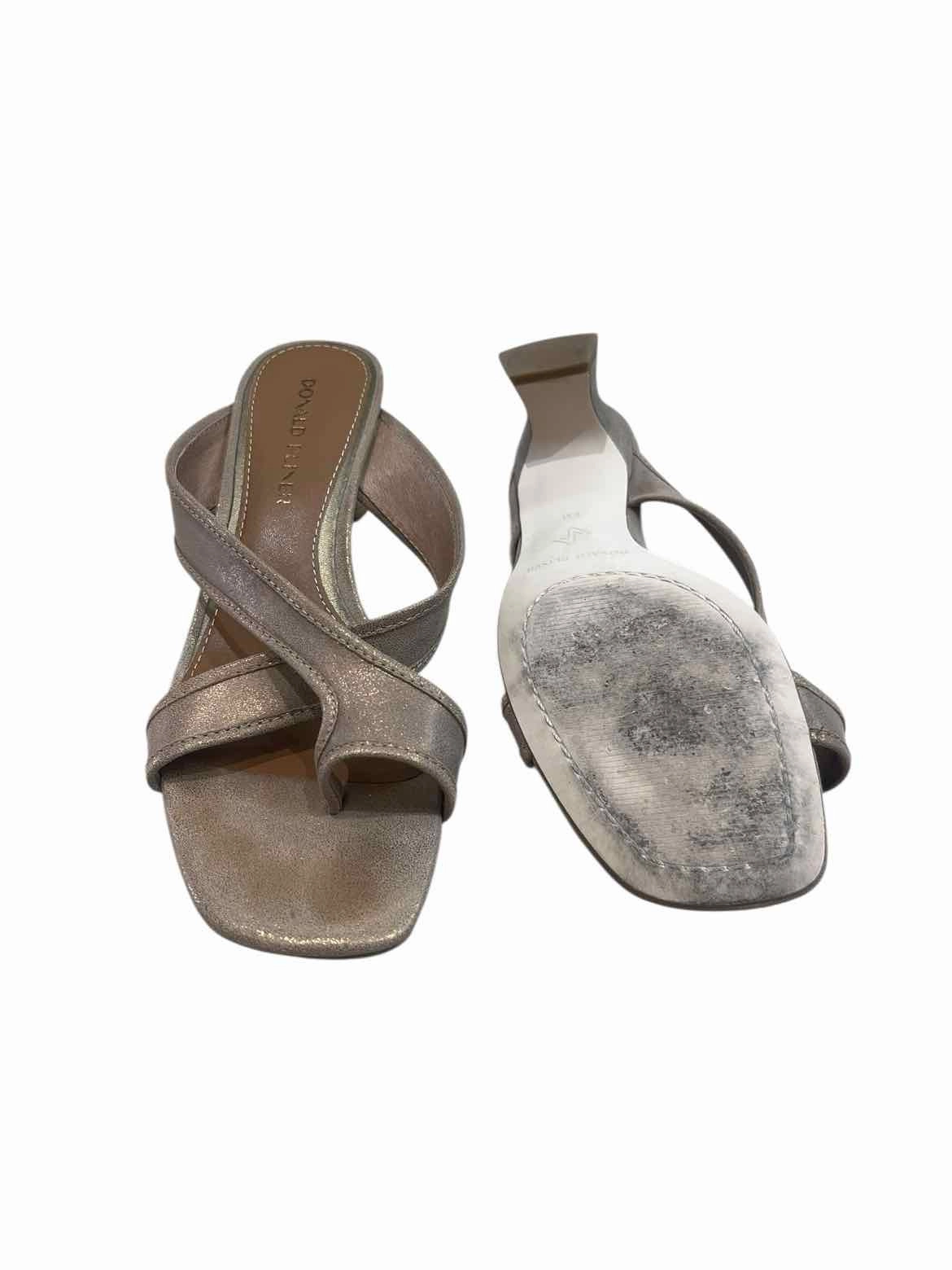 Donald Pliner Bronze/gold Size 9 Sandals