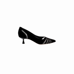 Eglantine Black Suede