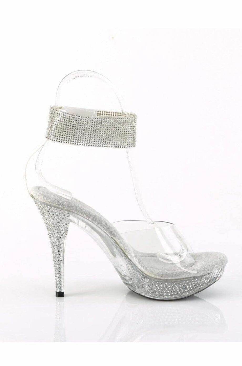 ELEGANT-442 Clear Vinyl Sandal