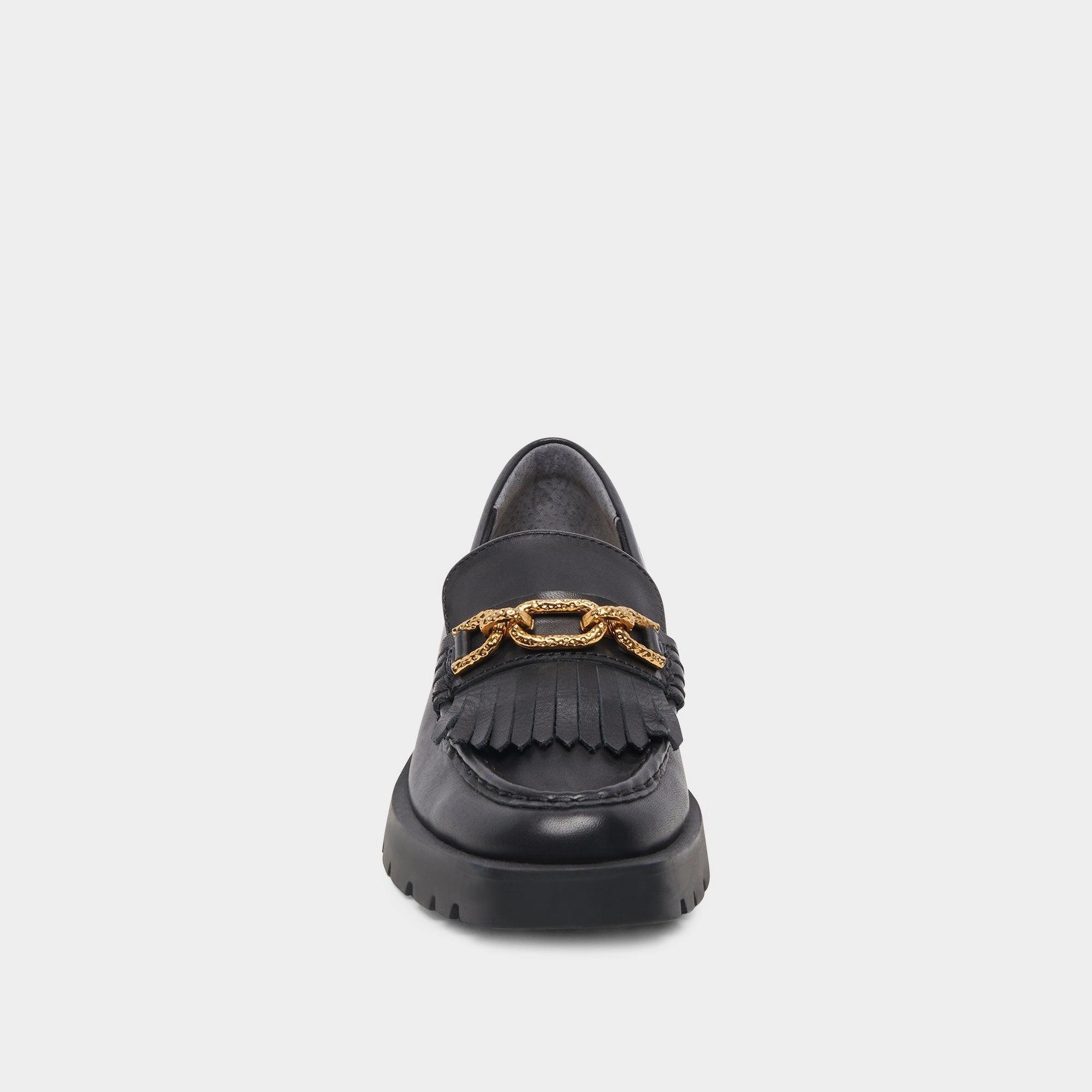 ERNA WIDE FLATS BLACK LEATHER - re:vita
