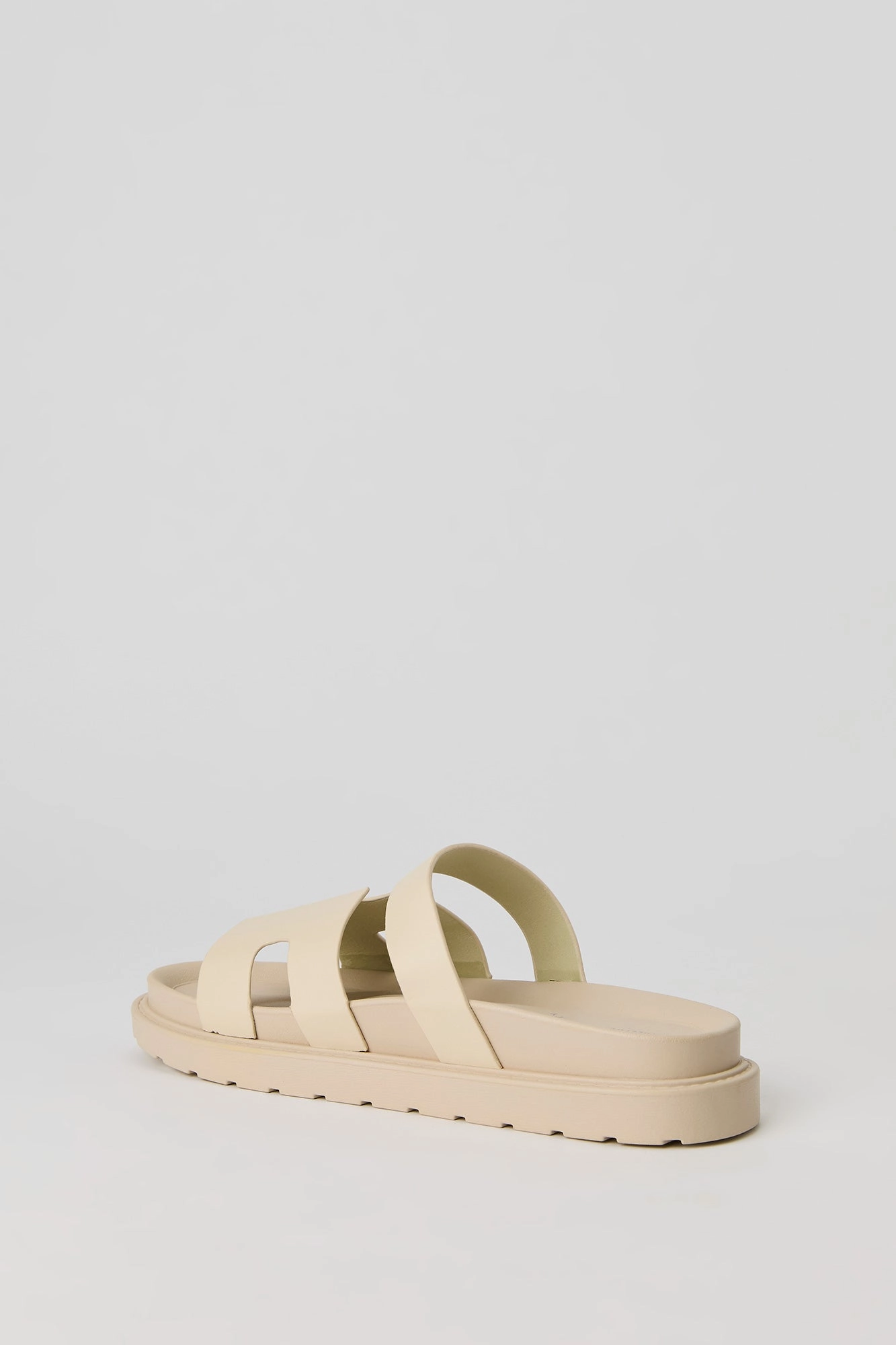 Faux Leather H Band Sandal