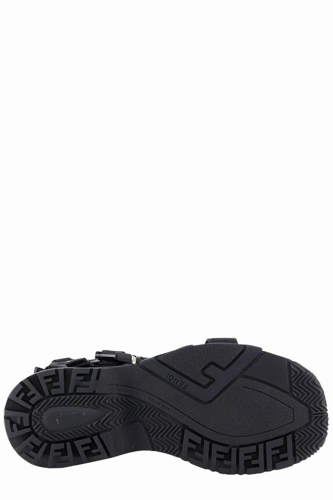 Fendi Flow FF Jacquard Touch Strapped Sandals