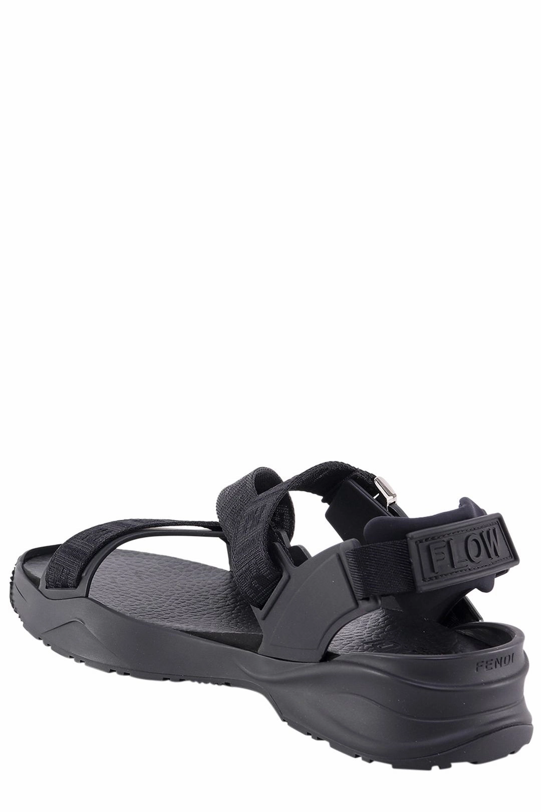 Fendi Flow FF Jacquard Touch Strapped Sandals