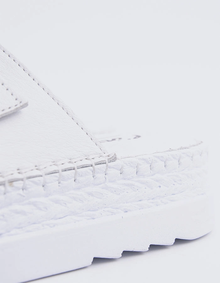 Fitzroy White Leather