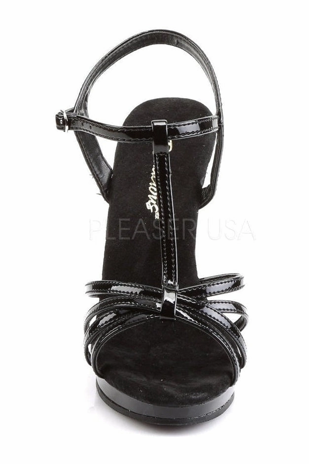 FLAIR-420 Sandal | Black Patent
