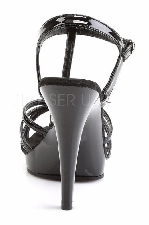 FLAIR-420 Sandal | Black Patent
