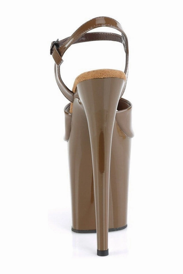 FLAMINGO-809 Sandal | Brown Patent