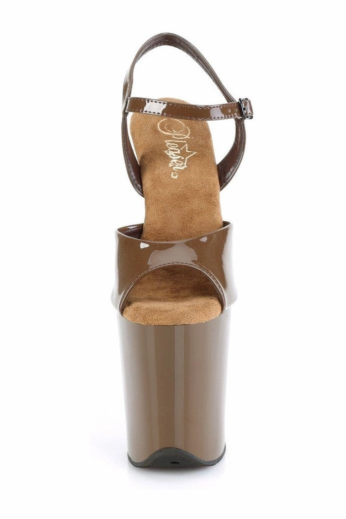 FLAMINGO-809 Sandal | Brown Patent