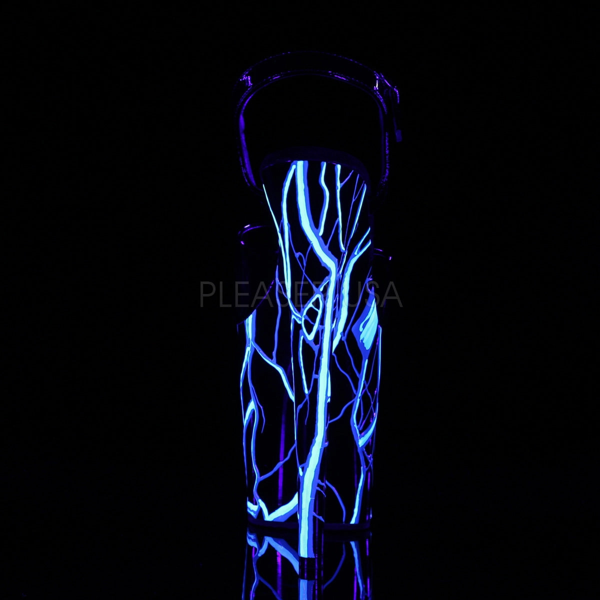 FLAMINGO-809NLB  Black/Black-Neon Blue