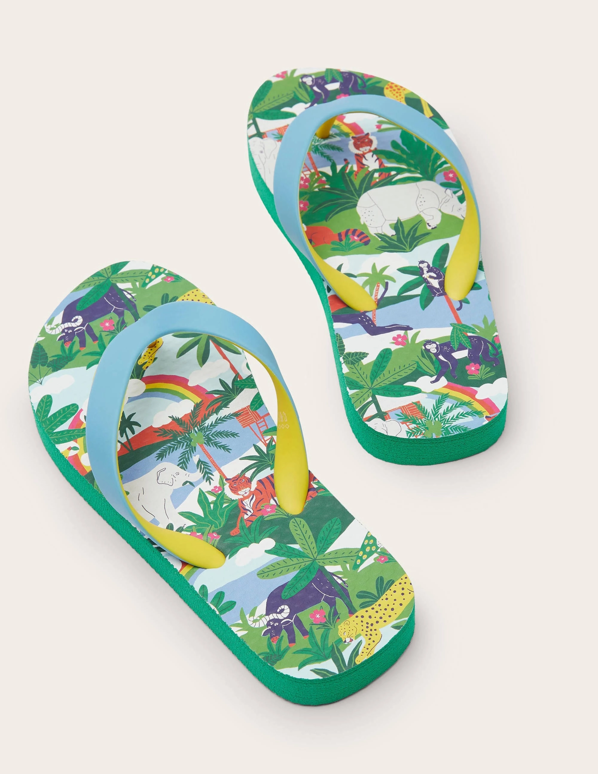 Flip Flops-Jungle Print
