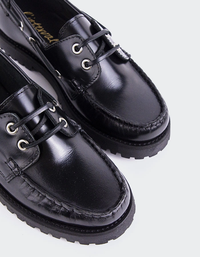 Gaia Black Leather
