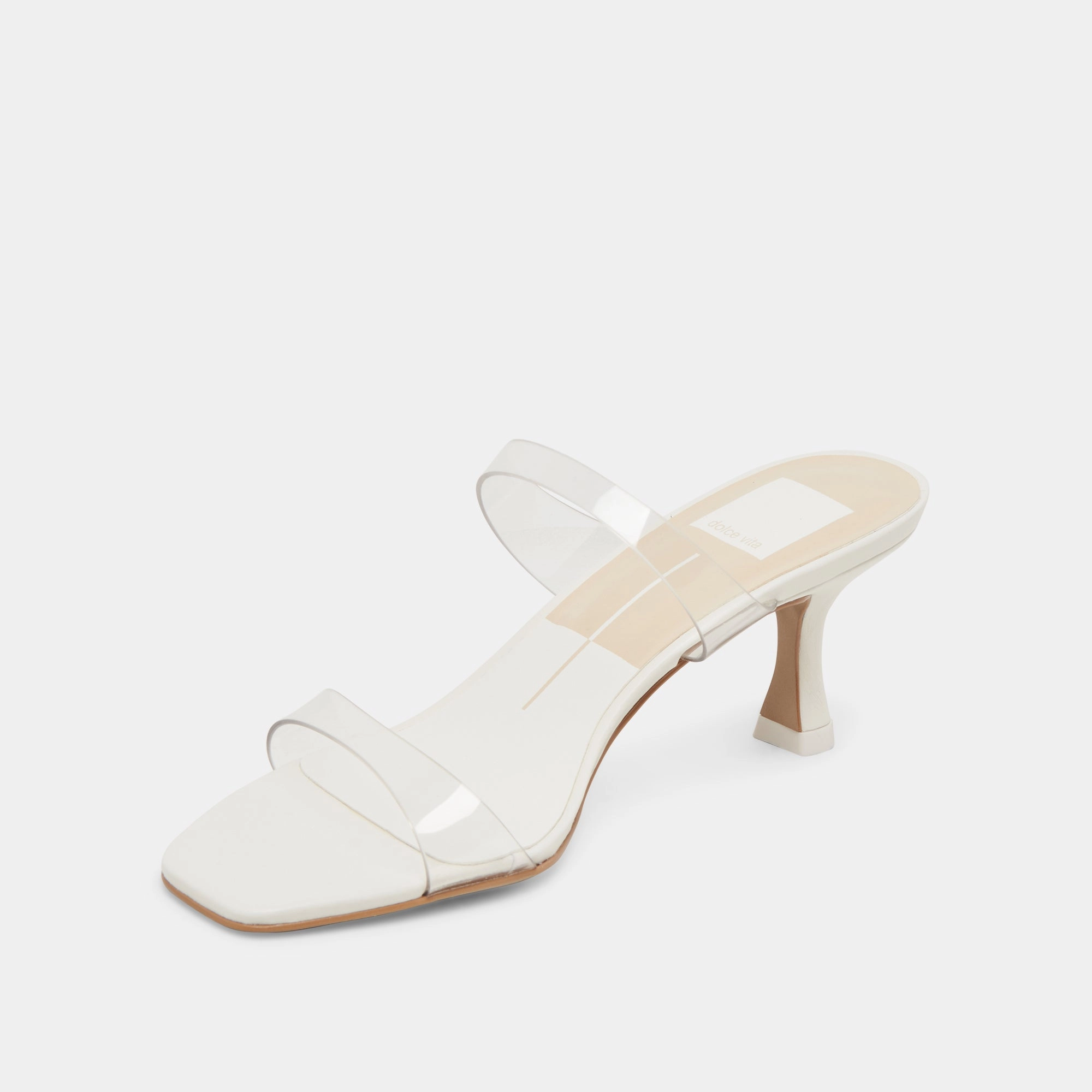 GENORA WIDE HEELS CRYSTAL VINYL