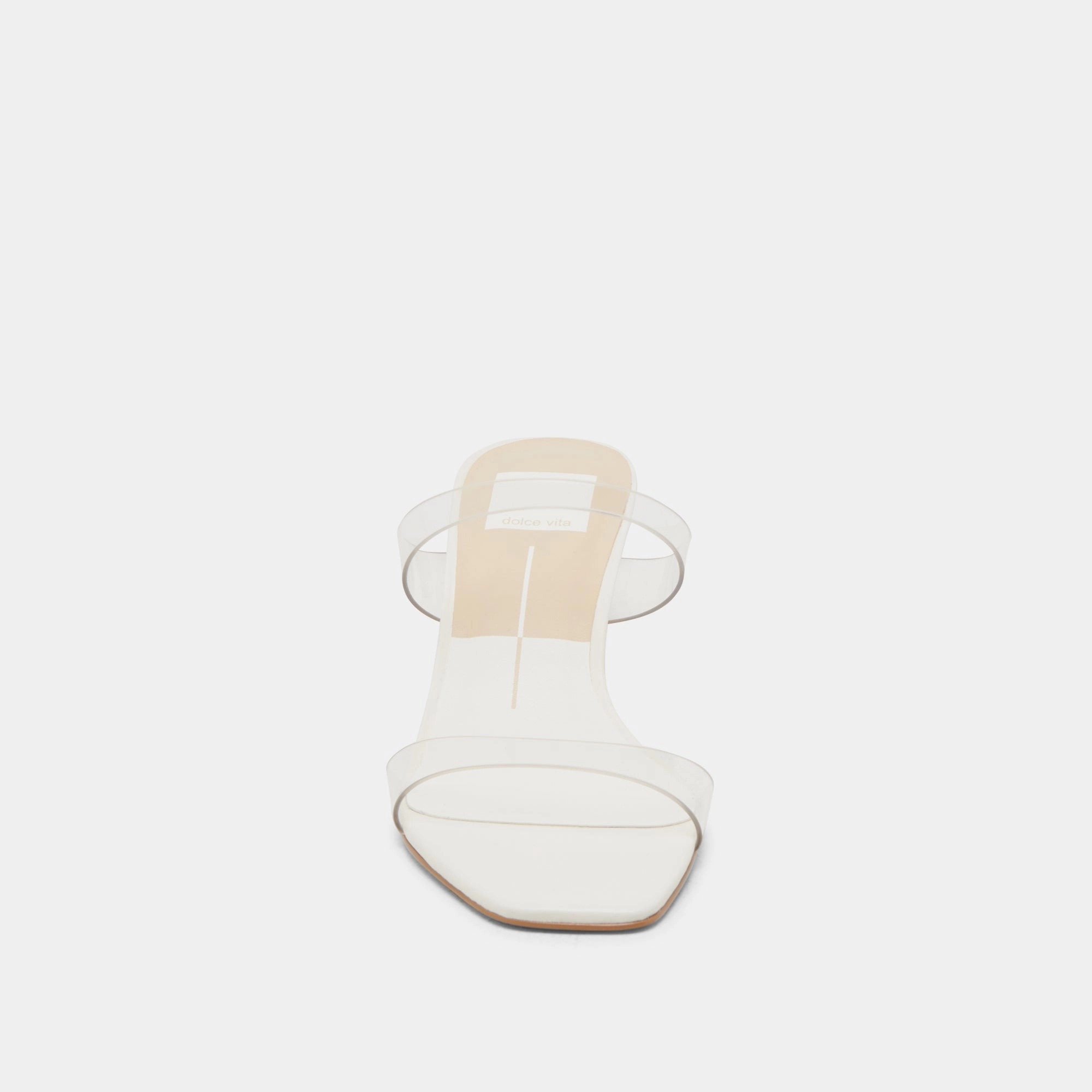 GENORA WIDE HEELS CRYSTAL VINYL