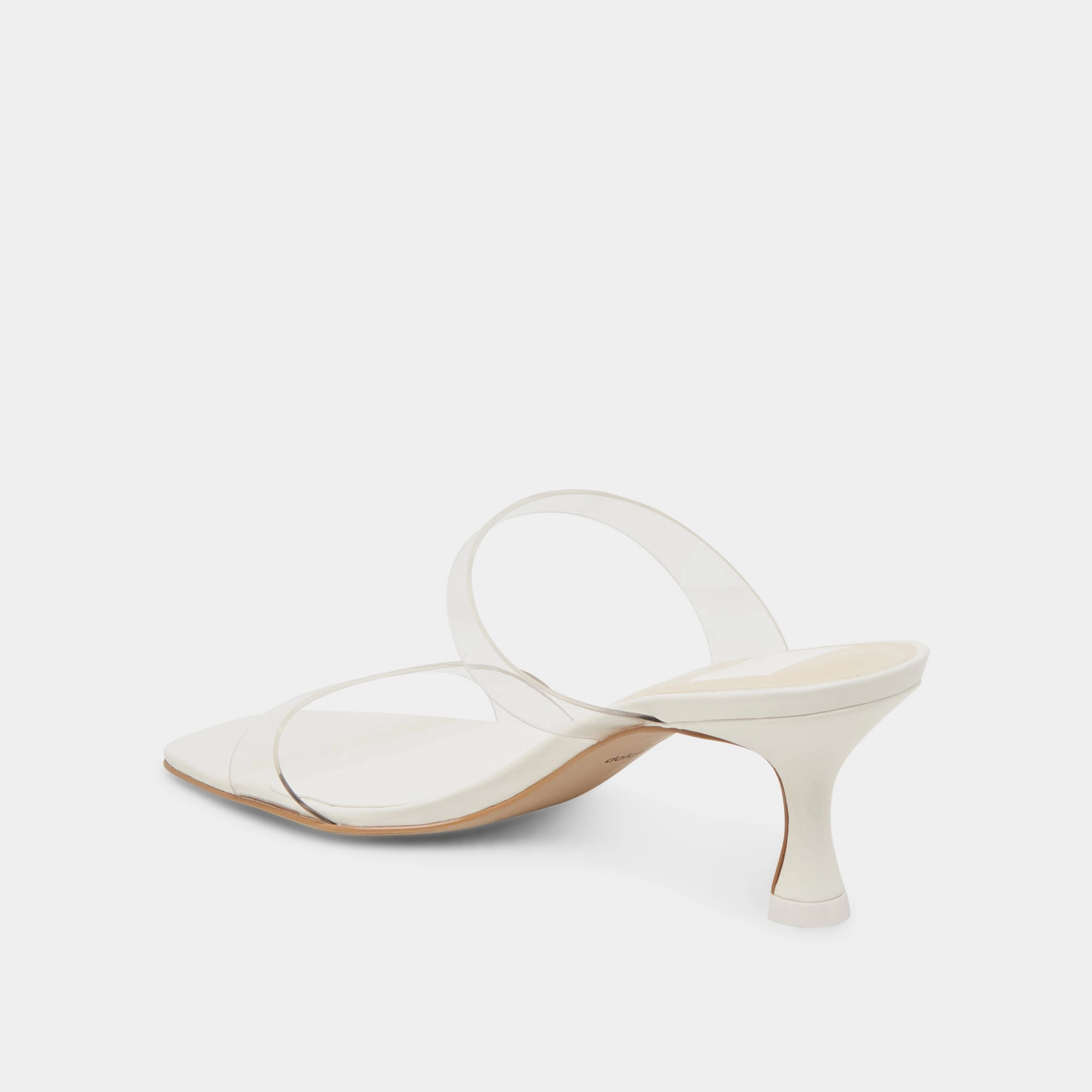 GENORA WIDE HEELS CRYSTAL VINYL