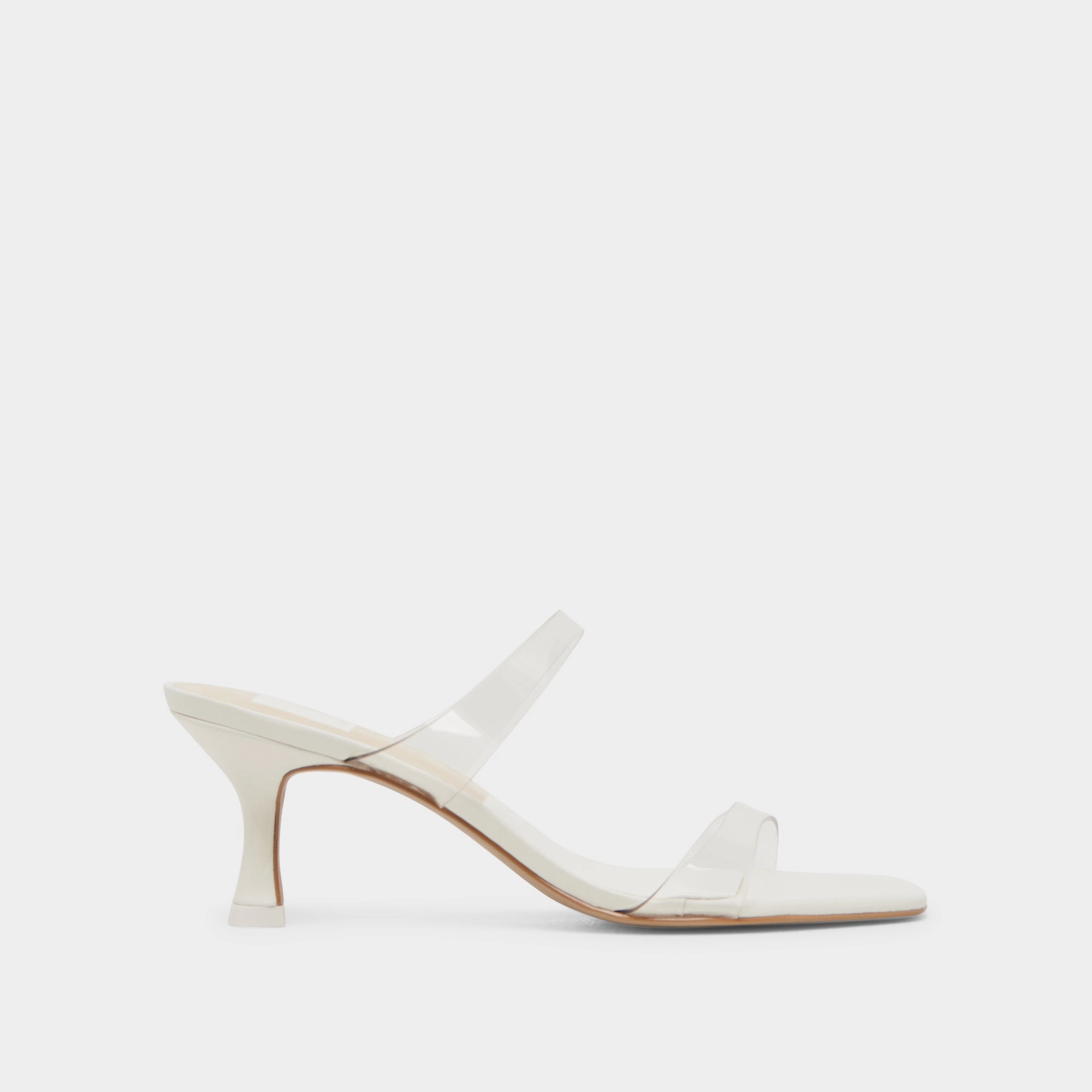 GENORA WIDE HEELS CRYSTAL VINYL