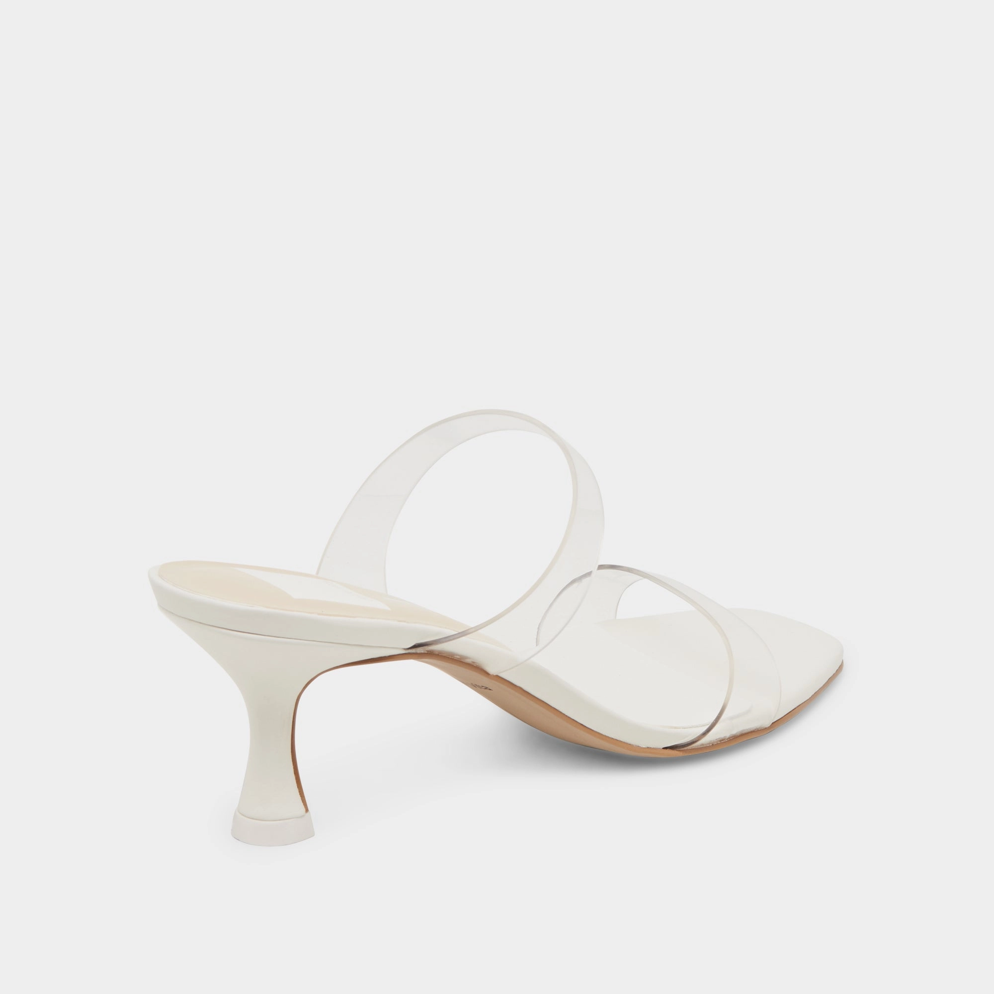 GENORA WIDE HEELS CRYSTAL VINYL