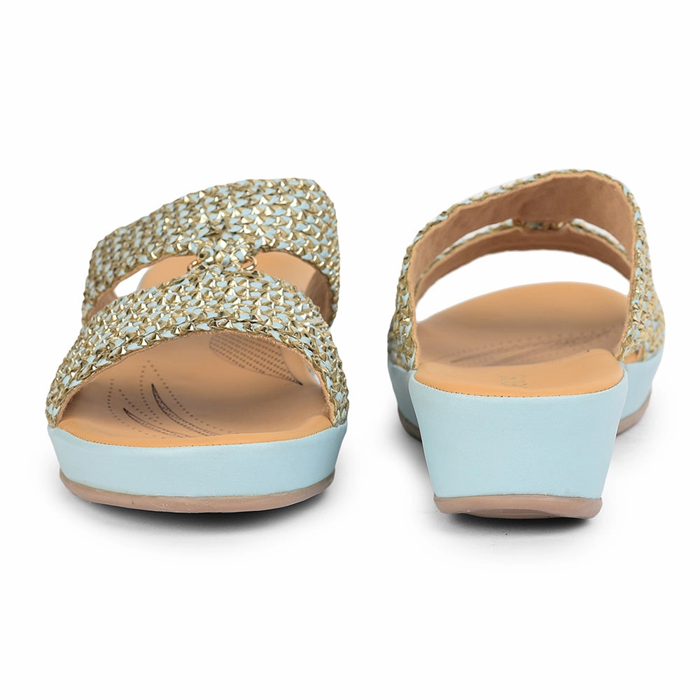 Healers Casual (S.Blue) Slippers For Ladies GF-03 By Liberty