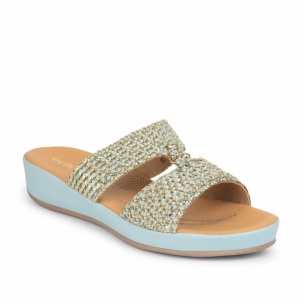 Healers Casual (S.Blue) Slippers For Ladies GF-03 By Liberty