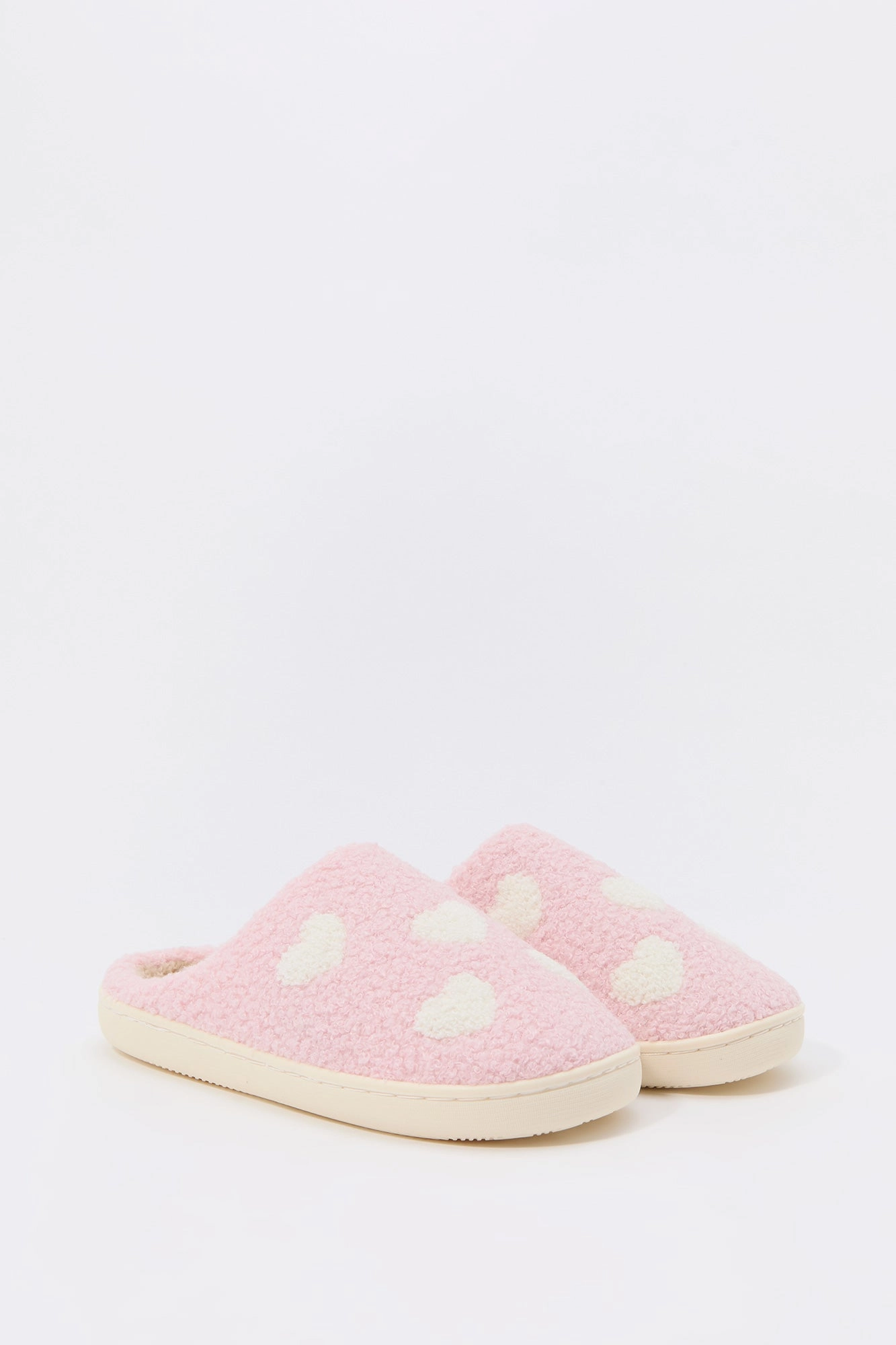 Heart Sherpa Slippers