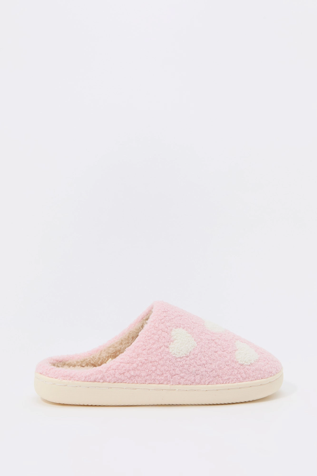 Heart Sherpa Slippers