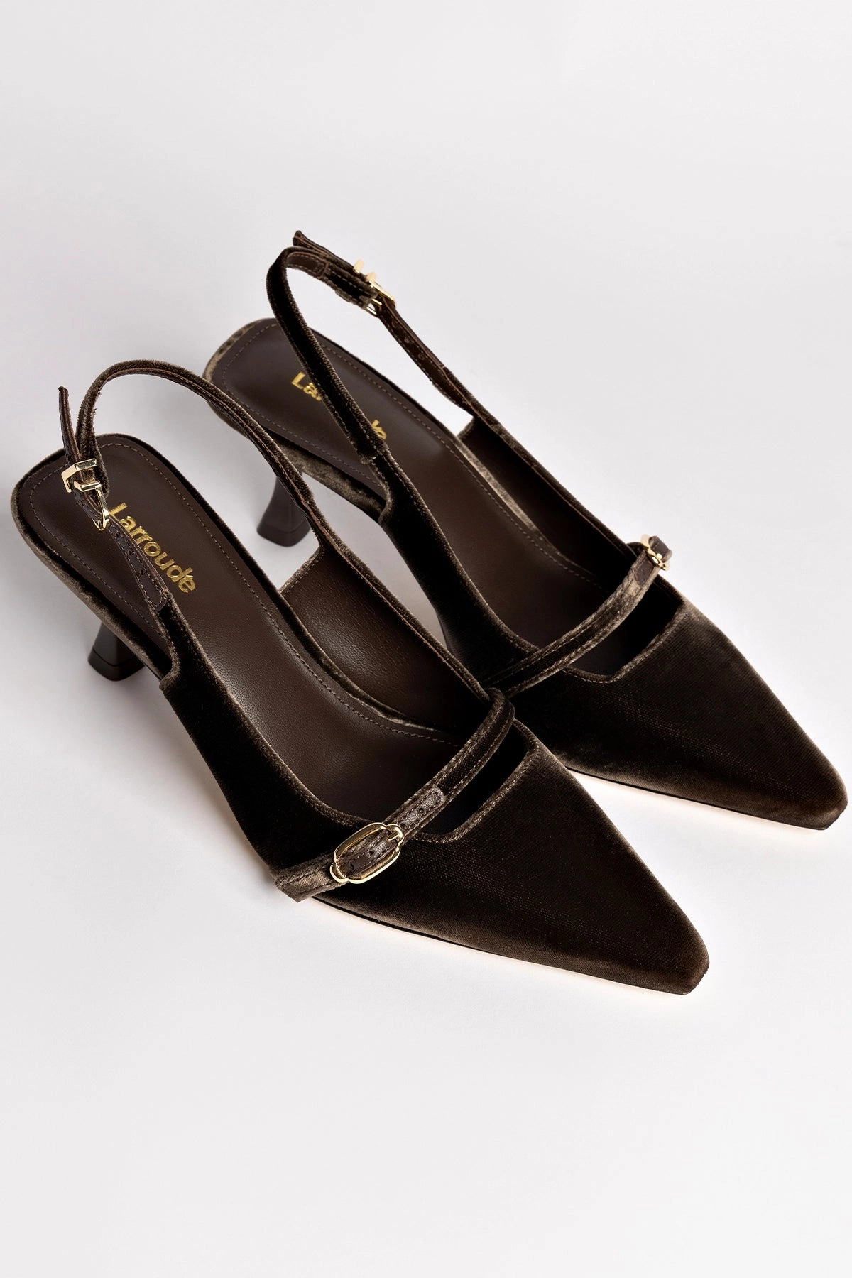 Ines Pump In Expresso Velvet